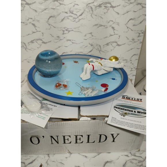 New Space Astronaut Ceiling Light Kids Room O'NEELDY 20